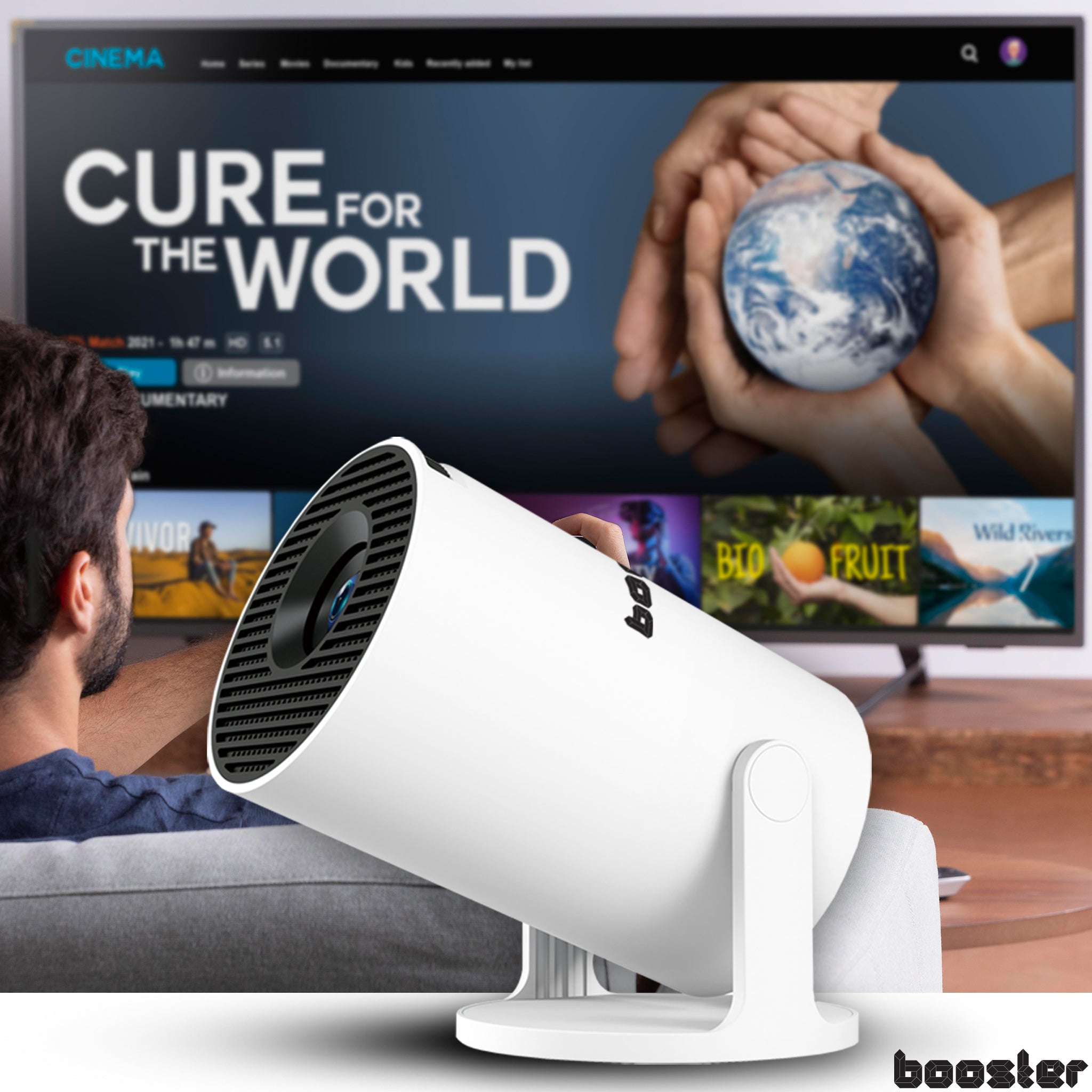 Videoproiector portabil Booster Fun™ 4K
