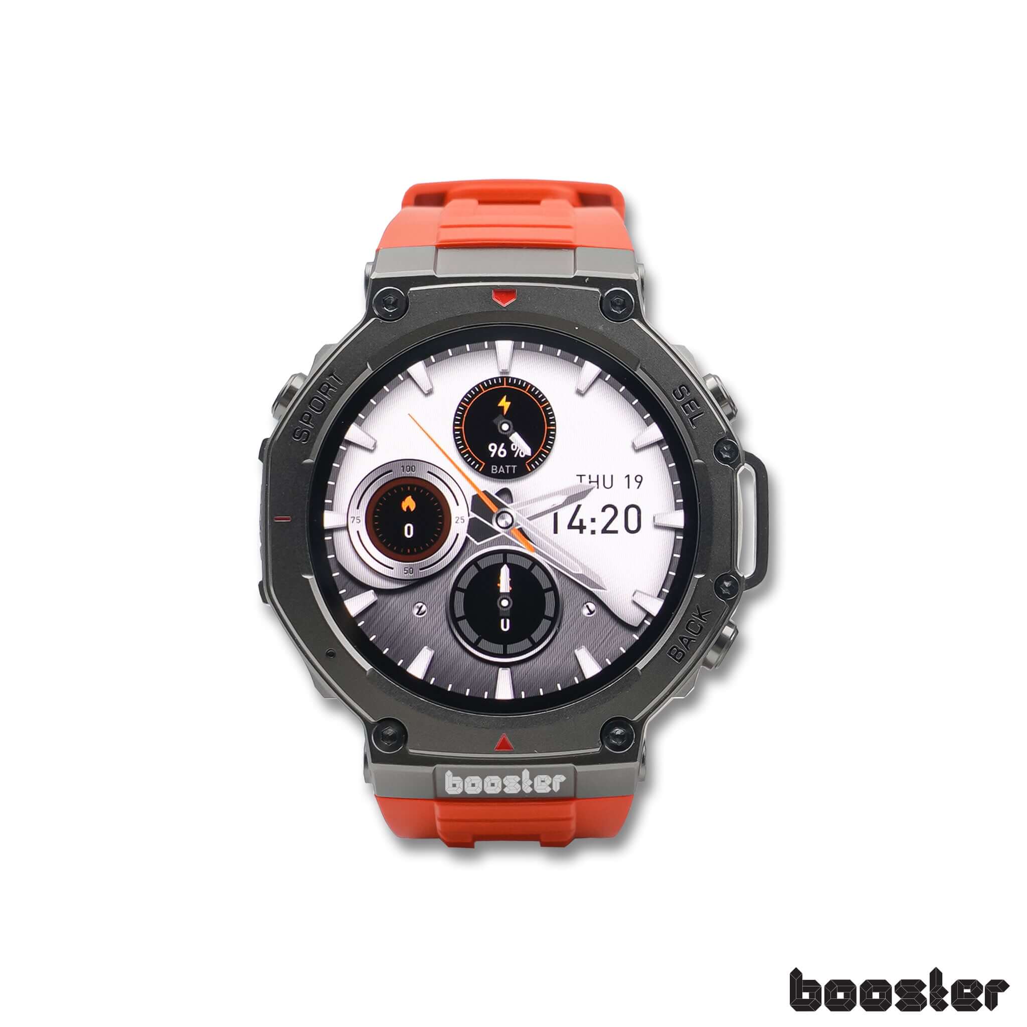 Booster Military – Ceas Smartwatch Rezistent, GPS, Monitorizare Ritm Cardiac, Fitness și Sport Outdoor