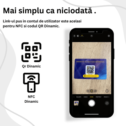 Card NFC pentru recenzii Google