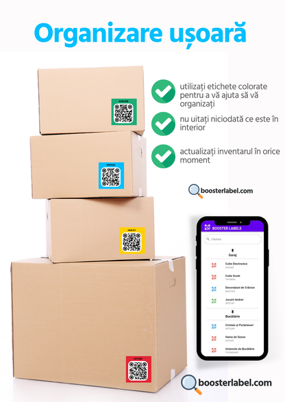 Etichete inteligente cu cod QR | Booster Label