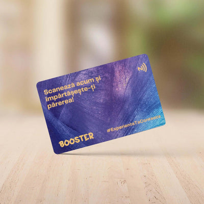 Booster Card pentru Recenzii - soluția pentru obținerea mai multor recenzii pozitive