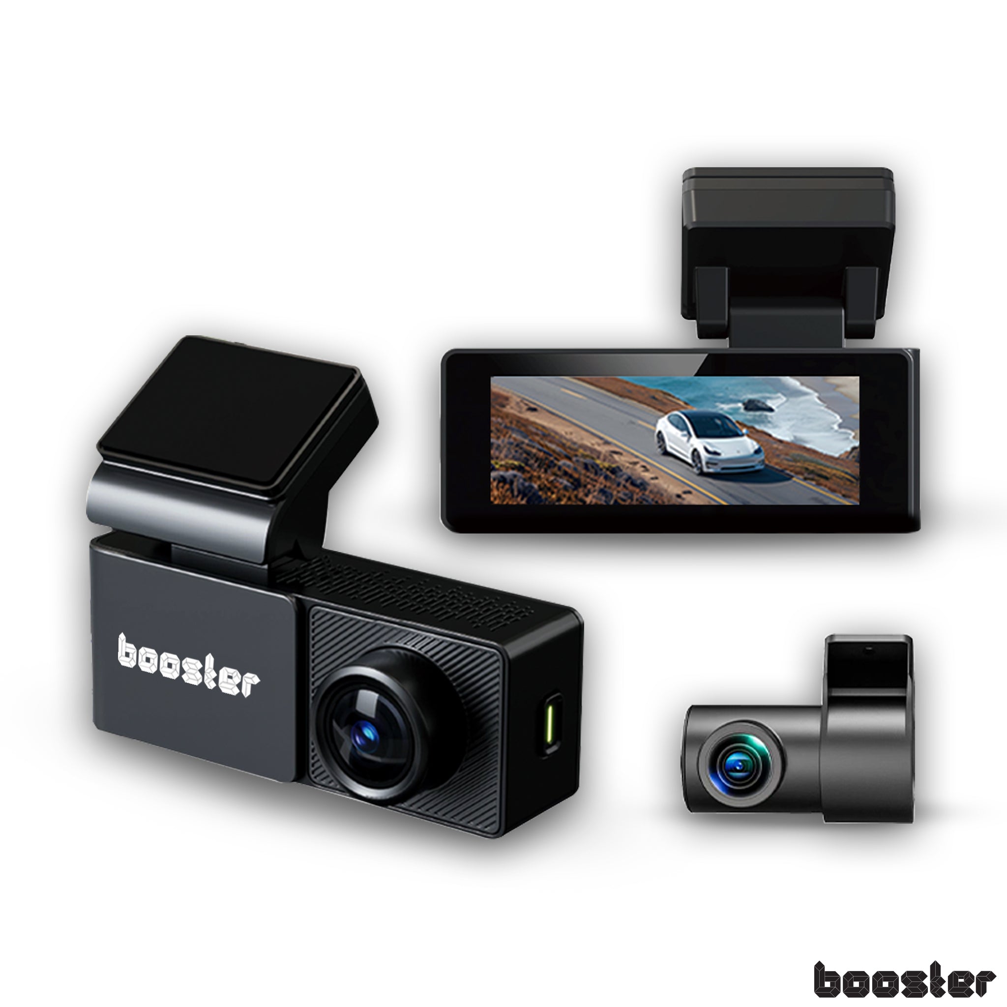 Booster SafeDrive Ultra – DashCam 4K cu GPS și WiFi