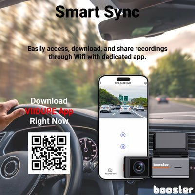 Booster SafeDrive Pro - DashCam 4K GPS si WIFI