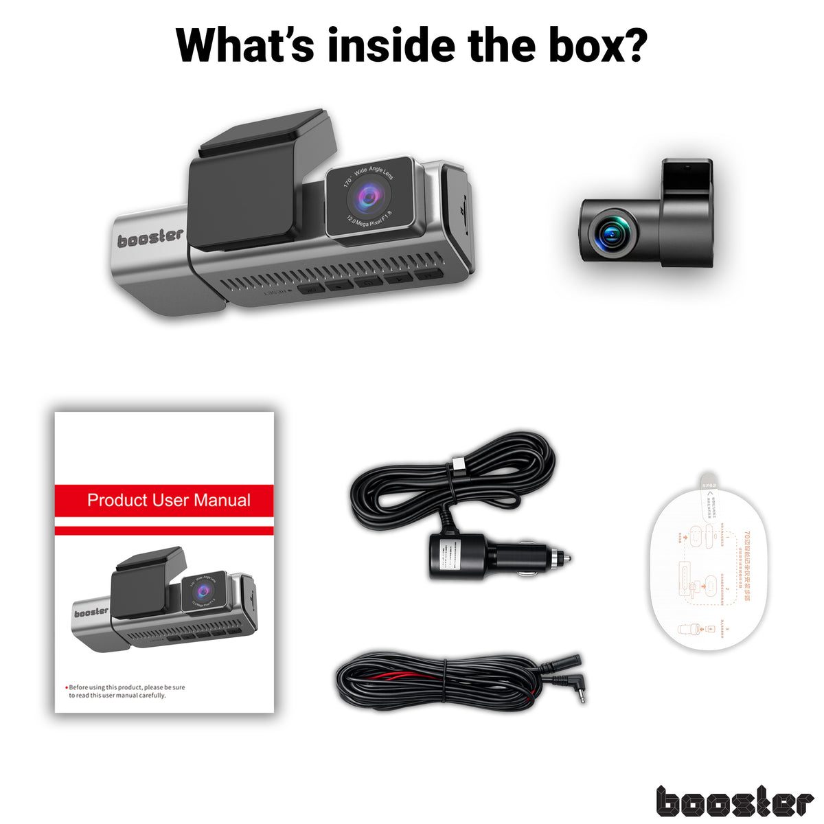 Booster SafeDrive Fisheye – Camera auto 4K cu GPS și WiFi