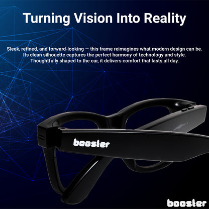 Booster Vision Pro™ – AI Smart Glasses