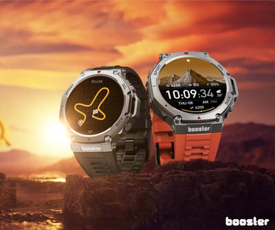 Booster Military M2 – Ceas Smartwatch Rezistent, GPS, Monitorizare Ritm Cardiac, Fitness și Sport Outdoor