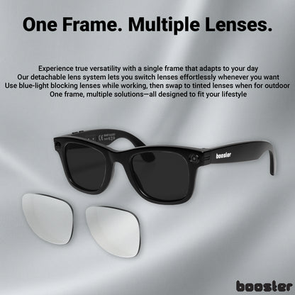 Booster Vision Pro™ – AI Smart Glasses