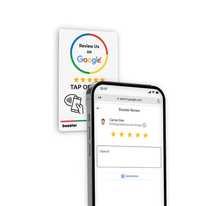 Google Review Tap Stickers