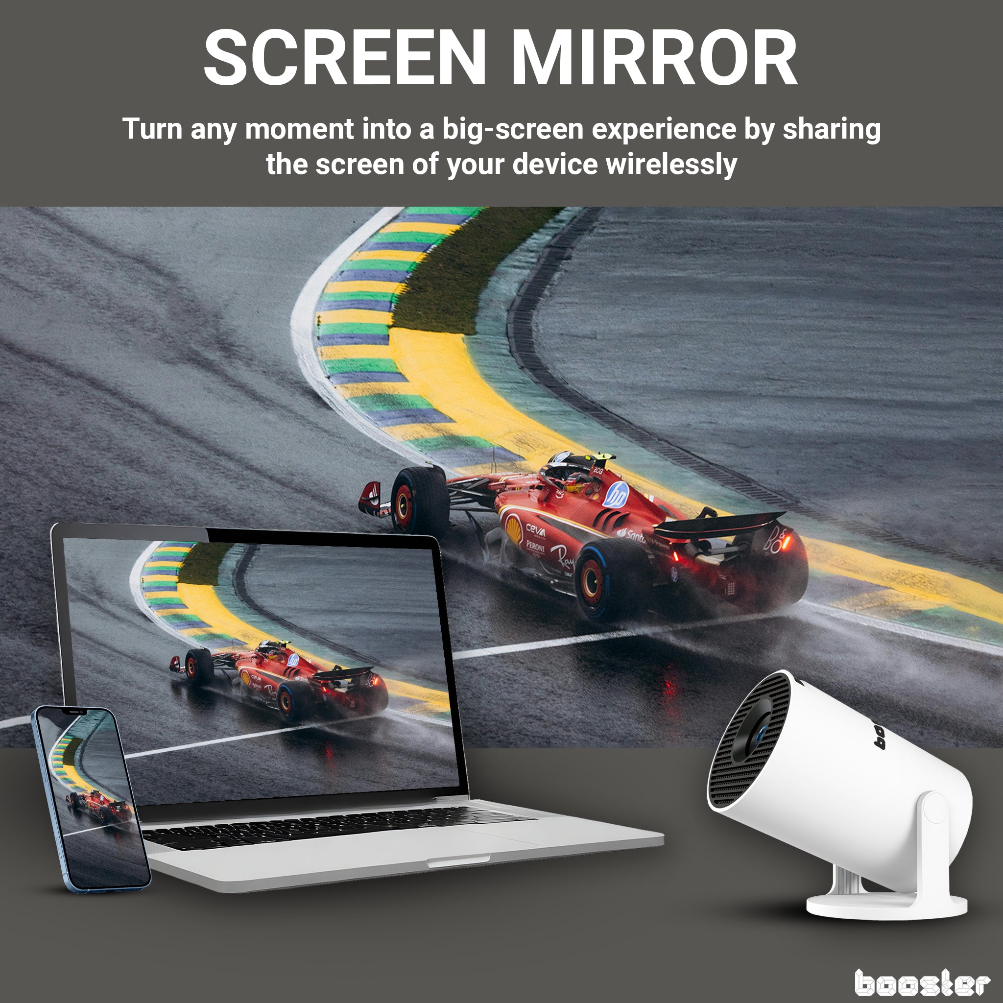 Videoproiector portabil Booster Fun™ 4K