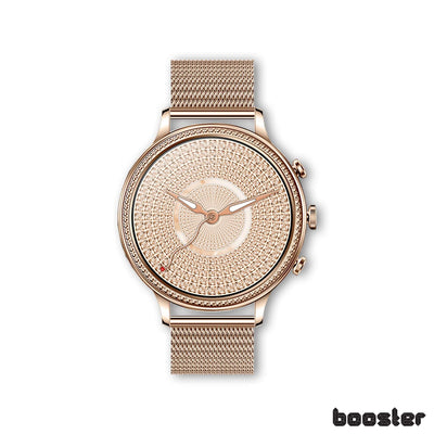 Booster Elegance Watch pentru Femei – Ceas Inteligent cu Apeluri Bluetooth, Monitorizare Sănătate și Design Elegant