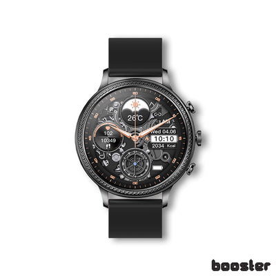 Booster Elegance Watch pentru Femei – Ceas Inteligent cu Apeluri Bluetooth, Monitorizare Sănătate și Design Elegant