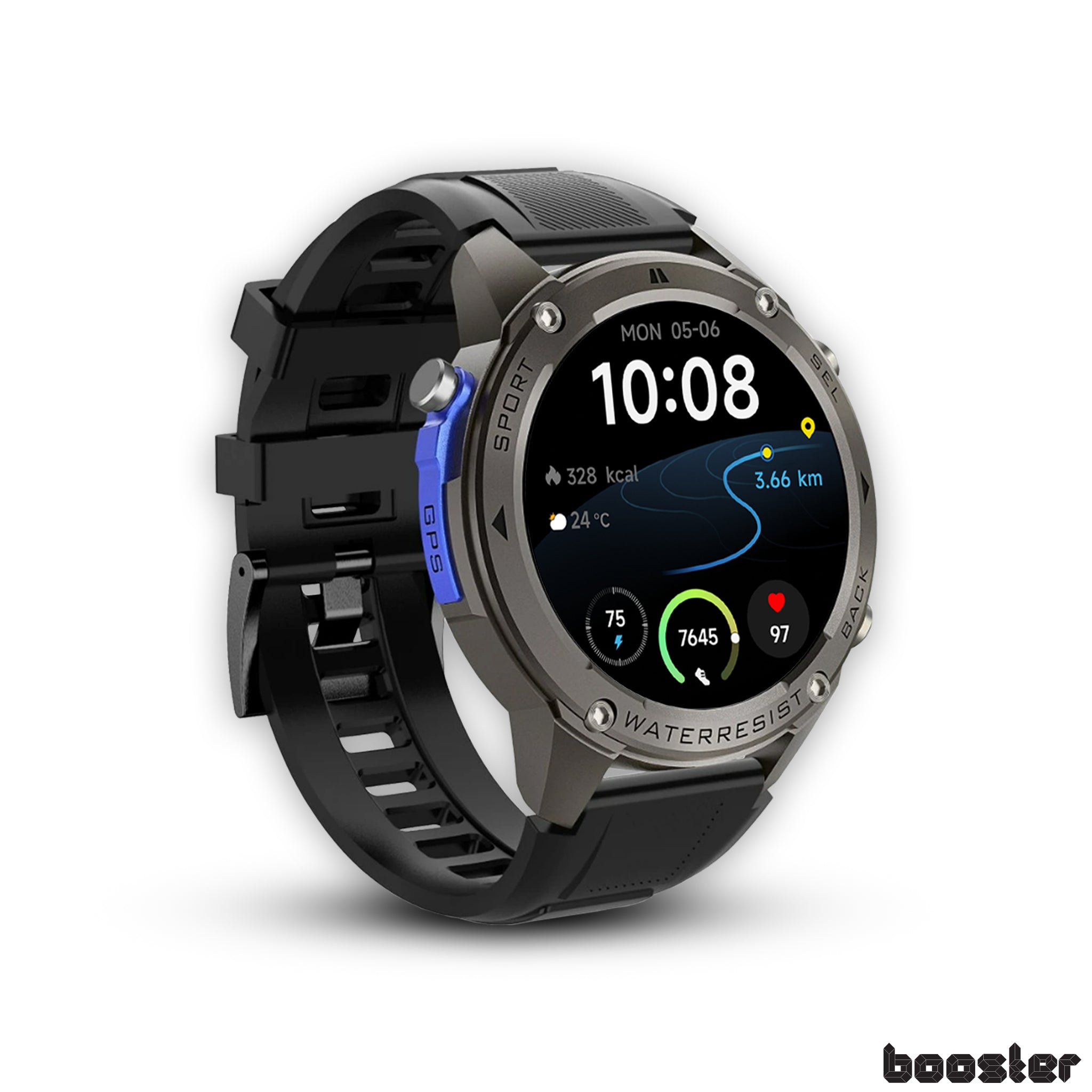 Booster Military M1 – Ceas Smart Rezistent pentru Aventură, Sport