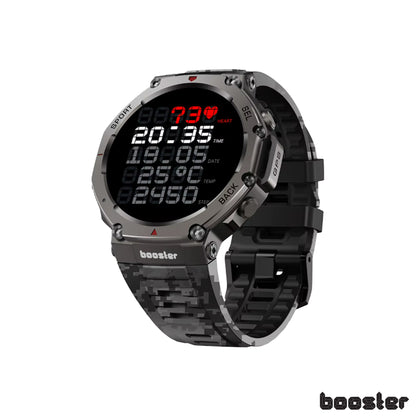 Booster Military – Ceas Smartwatch Rezistent, GPS, Monitorizare Ritm Cardiac, Fitness și Sport Outdoor