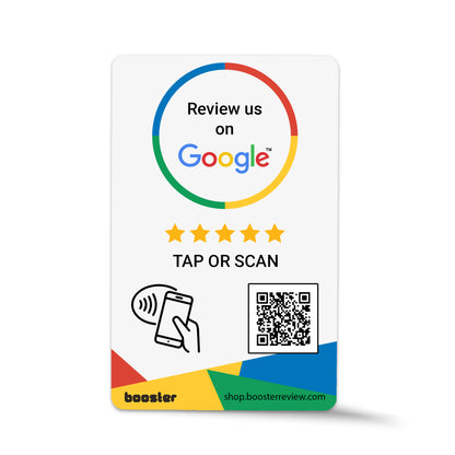 Carduri Google Review Tap Booster - Tap pentru recenzii instantanee - stimulează recenziile de afaceri