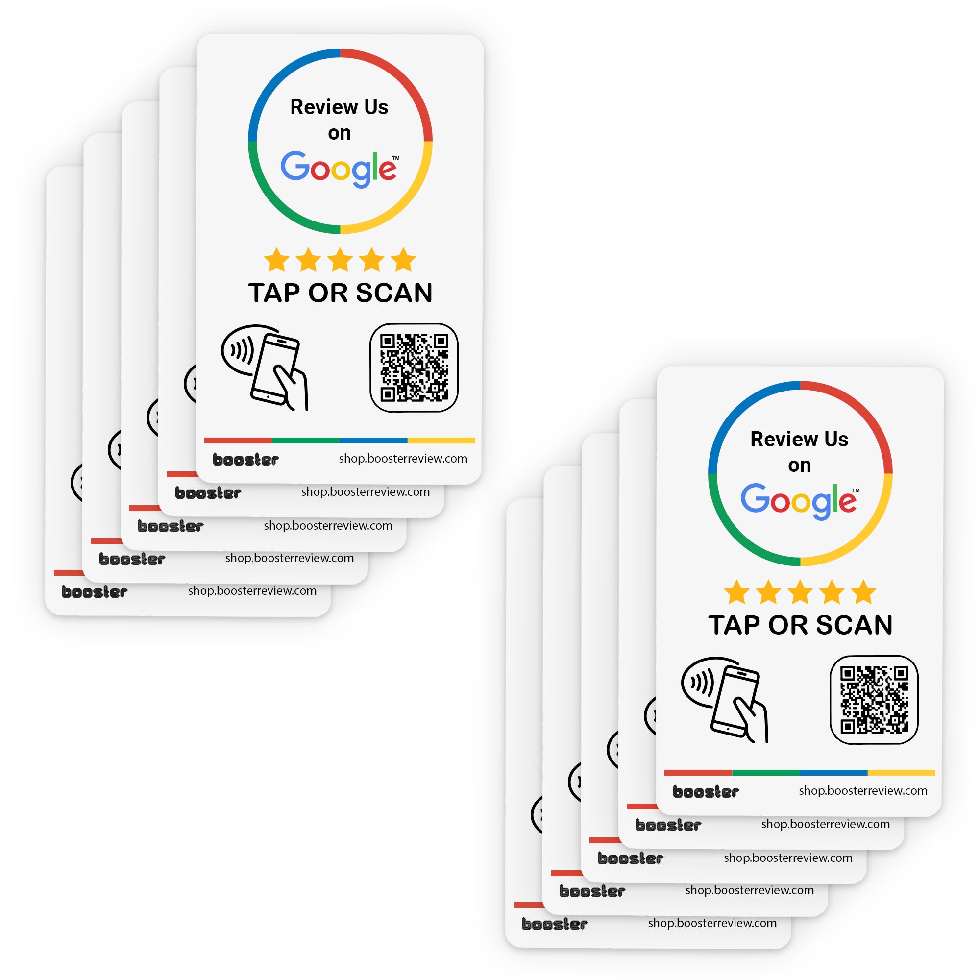 Google Review Tap Stickers Pack