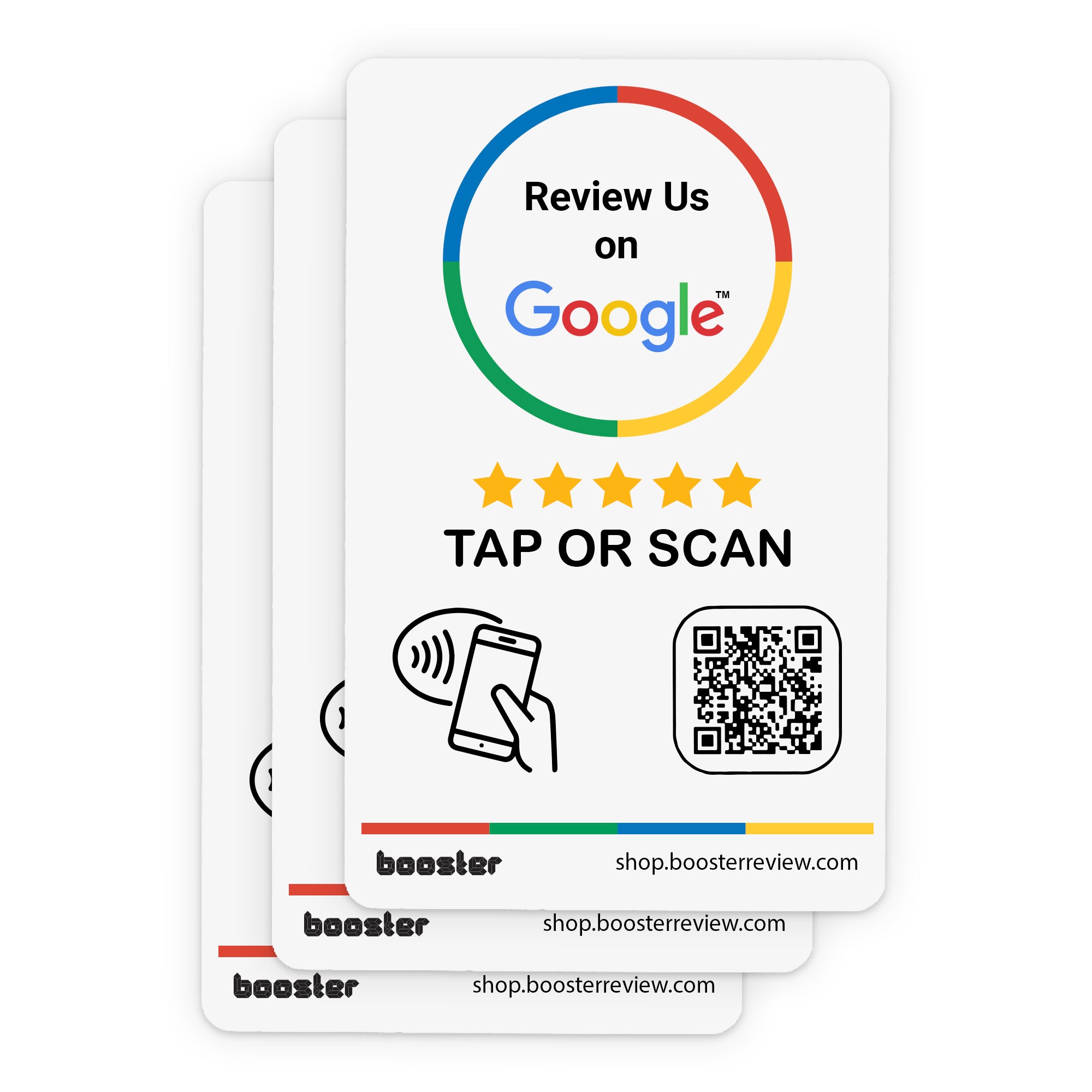 Google Review Tap Stickers Pack