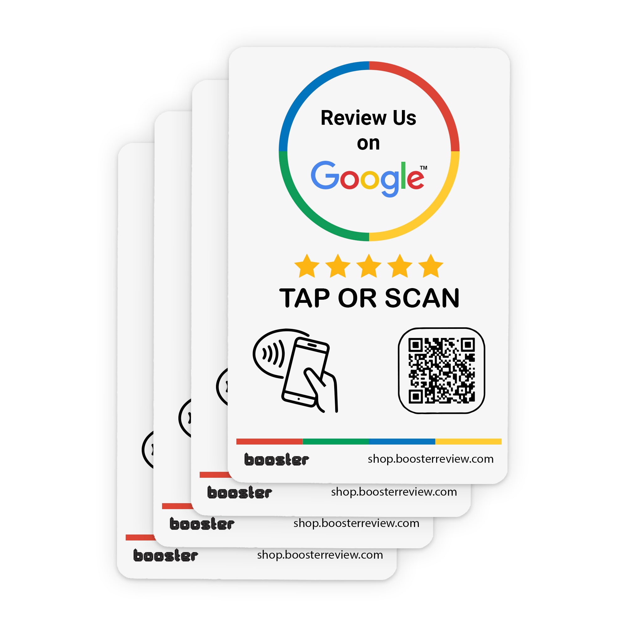 Google Review Tap Stickers Pack