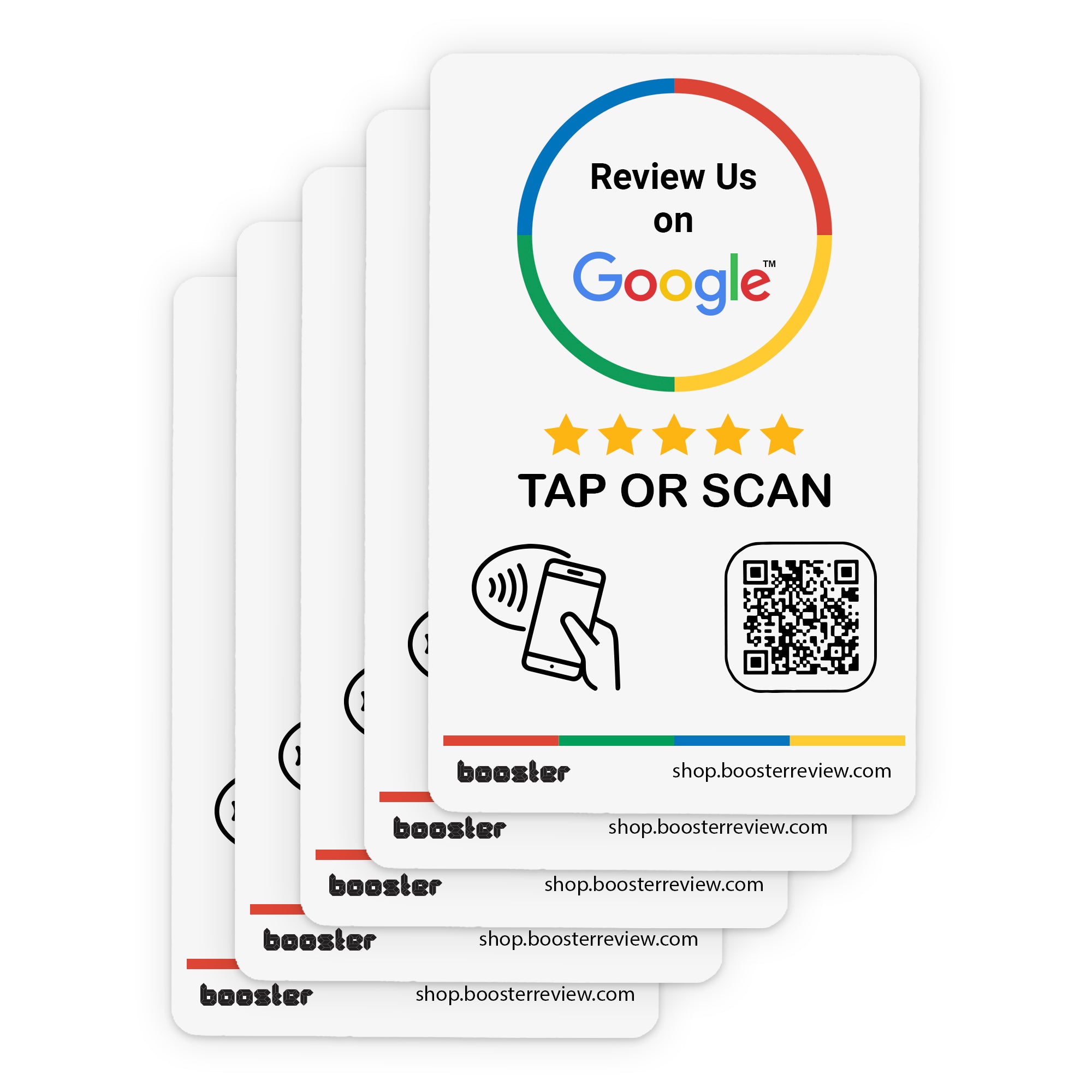 Google Review Tap Stickers Pack